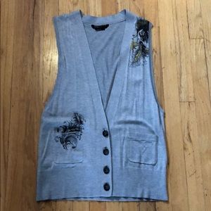 BCBG Grey Vest sz.L